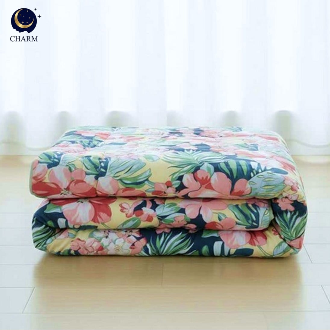 ชุดผ้าปูที่นอน 3.5 ฟุต 4 ชิ้น CHARM สี FLORAL คอลเลคชั่น CLASSIC_2